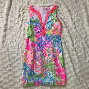 🌺Ryder Shift Dress in Multi Lovers Coral🌺